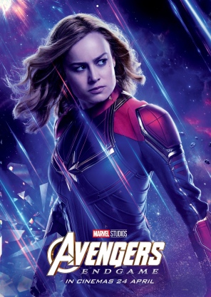 Carol Danvers/Captain Marvel Avengers Endgame Character Poster