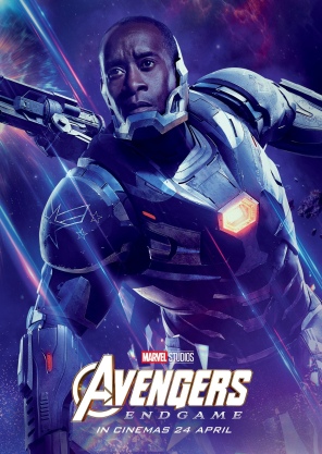 James Rhodes/War Machine Avengers Endgame Character Poster
